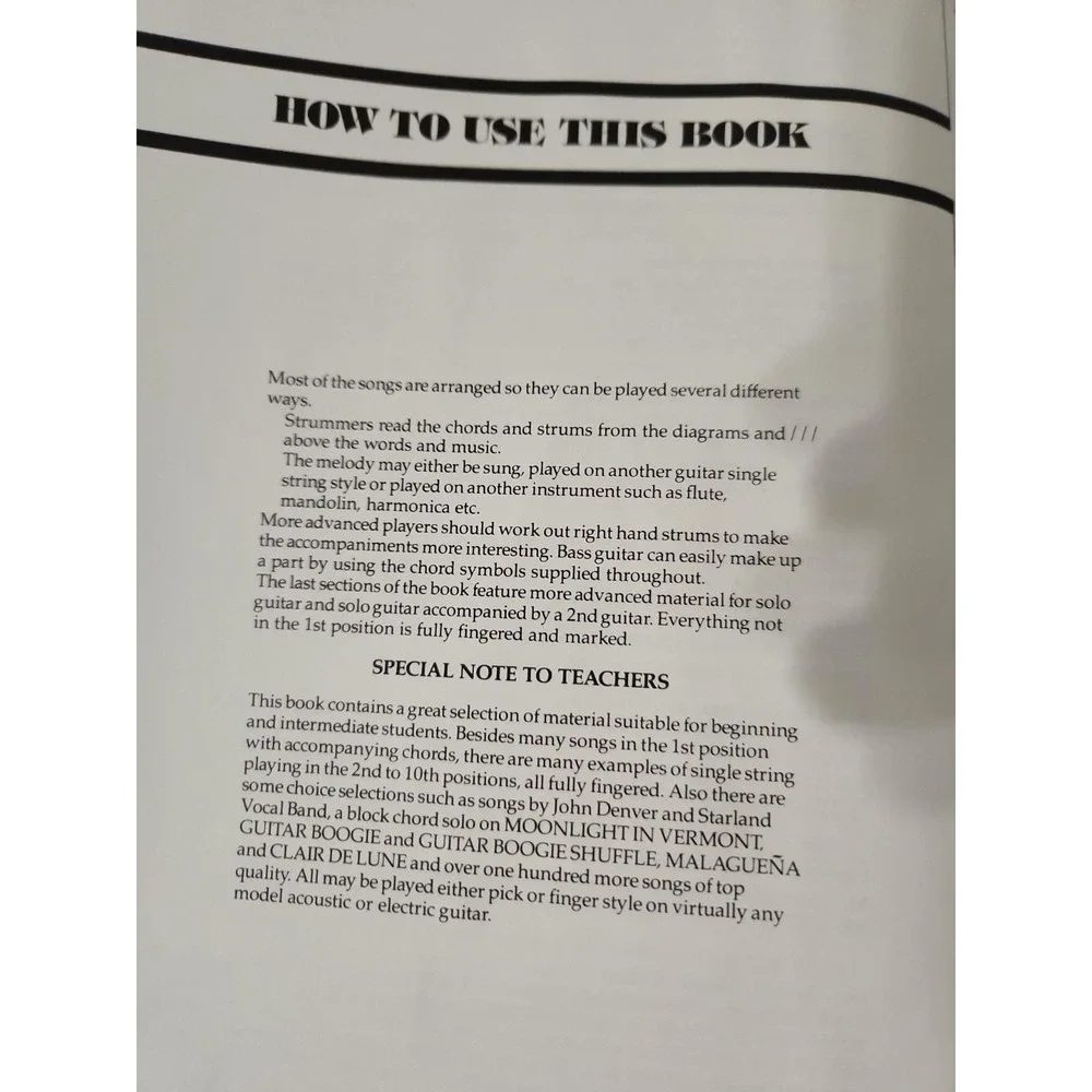 The Worlds Greatest Guitar Book Copyrights 1977 Cherry Lane Music Co. Inc.